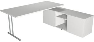 Kerkmann Schreibtisch start up BxT 180x80 mit Sideboard weiß