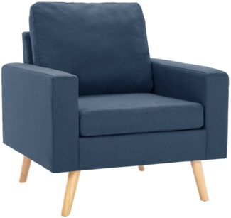 vidaXL Sessel Blau Stoff [288697]
