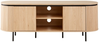 Calicosy 'MALAGA' TV-Möbel 2 Türen L150 cm - Helle Holzoptik - Helles Holz