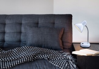 Schreibtischlampe Kinder Schreibtischleuchte Weiß Nachttischlampe 2485