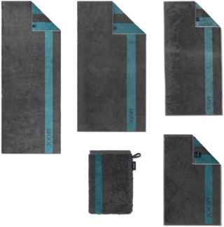 JOOP! Handtücher Infinity Doubleface Graphite 1678 74 30x30 cm
