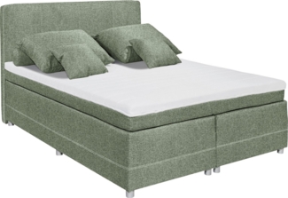 ED EXCITING DESIGN Boxspringbett Luanda, wahlweise mit Matratze und Topper