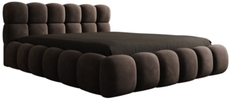 Luxusbetten24 Polsterbett Designer Polsterbett Boston Samt, mit Stauraum