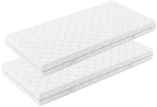 Setangebot: 2x Taschenfederkernmatratze Köln. 90x200cm. Härtegrade 1x H2/1x H5