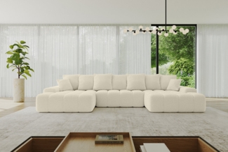ALTDECOR Wohnlandschaft ENSI-U, Sofa Praktische Bequeme Funktionsecke Couch L-Form Eckcouch, Corner Sofa L-Form Vielseitige Sofa Wohnlandschaft Wohnzimmer