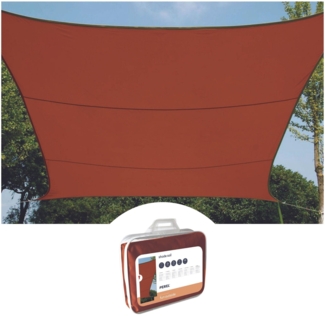 Perel SONNENSEGEL - RECHTECKIG - 2 x 3 m - FARBE: TERRACOTTA