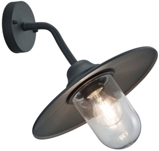 TRIO Leuchten LED Außen-Wandleuchte, LED wechselbar, Warmweiß, Fassadenbeleuchtung Haus-wand beleuchten Außen Terrassenleuchten
