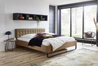 Polsterbett Bett Modell Lambada 180x200cm ocker