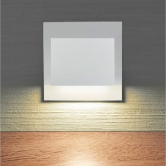 Maxkomfort LED Wandstrahler 6106, LED fest integriert, 3000K, Warmweiß, Treppenbeleuchtung