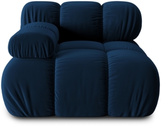 Micadoni Eckmodul Bellis Links Samt Bluvel Königsblau