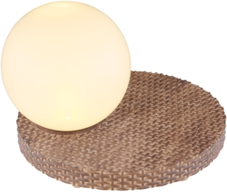 Solarleuchte Garten Kugel Rattan Solarlampe Außen Außenleuchte Solar 36851