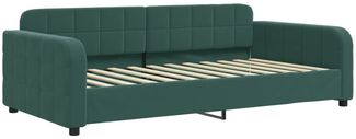 vidaXL Tagesbett Dunkelgrün 90x200 cm Samt 354060