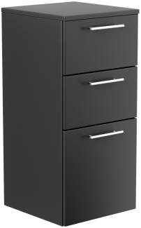 Midischrank 75cm schwarz : Schwarz