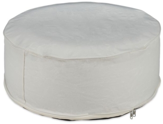 Aufblasbarer Hocker in Creme