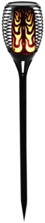 LED Solarlampe, Feuer-Effekt, Fackel, Erdspieß, H 85 cm