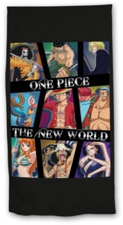 One Piece Anime Strandtuch One Piece Monkey D Ruffy and Crew Mikrofaser Badetuch 70x140 cm