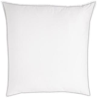 Traumschlaf Uni Kissenbezug White Collection Pico-Pico|70x90 cm| dark-grey