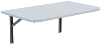 AKKE Klapptisch, Wandklapptisch mit abgerundete Ecken für Küche Kinderzimmer klappbar