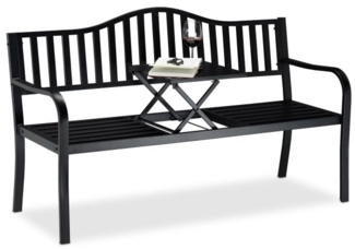 Gartenbank mit ausklappbarem Tisch 10026113