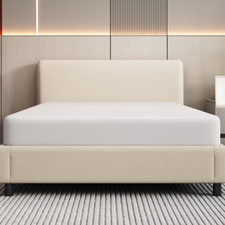 Bett 90x200 cm Matratze aus Schaum mit Öko‑Tex Zertifizierung und H3‑Härte – ergonomischer, atmungsaktiver Komfort