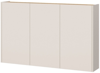 Lomadox Schuhschrank LAPUA-01 in Kaschmir und Eiche, 3-türig, ideal für schmale Flure