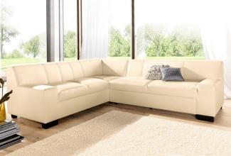 DOMO collection Ecksofa Norma L-Form, wahlweise mit Bettfunktion