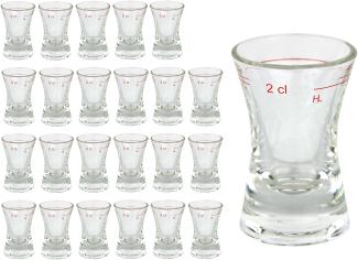 24er Set Schnapsgläser Wachtmeister Stamper 2cl