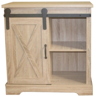 HTI-Living Kommode Kommode mit Schiebetür Thekla Landhaus Sonoma (Stück, 1 St, 1 Schrank ohne Dekoration), Sideboard Buffetschrank