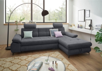 Ecksofa Altona von ED Exciting Design mit Schlaffunktion und Bettkasten – Stilvoll und Funktional