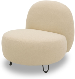 Gartenlounge Sessel Bratomila 78x46x78 mit Outdoorbezug in beige