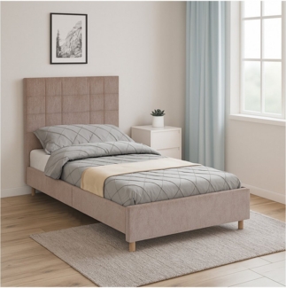HTI-Living Bett Bett 90 x 200 cm Olia (Stück, 1-tlg, 1x Bett Olia inkl. Lattenrost, ohne Matratze), Bettgestell inkl. Lattenrost