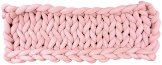 Aumüller Katzenbett XXL Grobstrick rose 66 x 25 x 6 cm