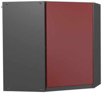 Vicco Eckhängeschrank Rot 57 cm J-Shape, R-Line