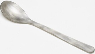G.F. Heim Söhne Müslilöffel aus Acrylglas silber 619-28