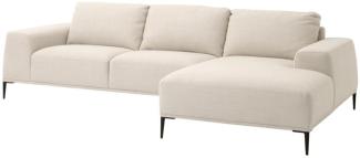 Casa Padrino Luxus Lounge Sofa Naturfarbig 285x164 x H. 80 cm