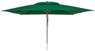anndora-sonnenschirm Sonnenschirm 3x4 Meter Marktschirm rechteckig, LxB: 400,00x300,00 cm, wasserabweisende Oberflächenbeschichtung