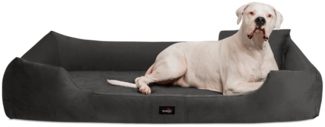 tierlando® Tierbett tierlando® Orthopädisches Hundebett VINCENT High-Tech-Velours (Triton)