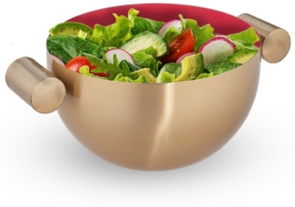 4 x Servierschüssel Edelstahl Ø 15 cm