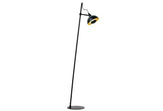 Nino Leuchten 'Satellite' Stehlampe, mit Kabel, schwarz gold, 180cm