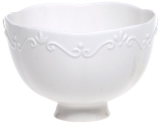 Annimuck Schüssel Chic Antique Serie Provence Schüssel Müslischüssel H10/D14 cm weiss, (1-tlg)