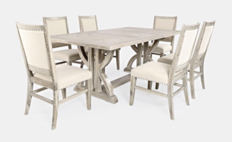 Livin Hill Tisch und Stuhl Gruppen Set Avola Shabby-Chic 6x-AV1933-385-+-AV1933-78