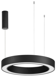 Nova Luce 9345639 MORBIDO LED Pendelleuchte 60cm 2700-4000K Schwarz dimmbar