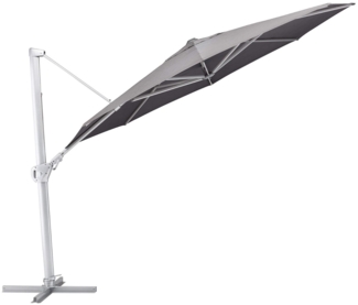 Kettler Ampelschirm Sonnenschirm Freiarmschirm EASY SWING Schirm 350cm charcoal