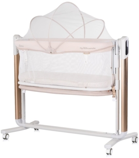 Chipolino Babywiege elektrisch Ultima Beistellbett Schaukelfunktion Musik Timer beige