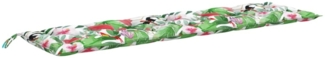 vidaXL Gartenbank-Auflage Mehrfarbig 200x50x7 cm Stoff 361654