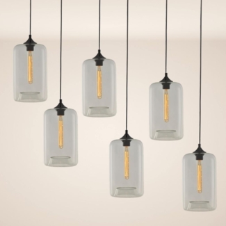 s.luce Cruet mehrflammige Hängeleuchte Klar