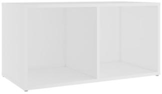 vidaXL TV-Schrank Weiß 72x35x36,5 cm Holzwerkstoff 805525