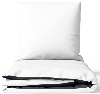 Leonado Vicenti Bettwäsche 135x200, 155x220, 200x200 und 200x220 cm, Baumwolle, 2 teilig, Unifarben mit Wendeseite und Reißverschluss