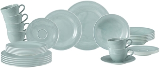 Seltmann Weiden Beat Color Glaze Kombiservice 30-teilig - Arktisblau