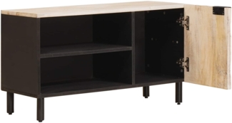 vidaXL TV-Schränk mit Tür Weiße gewaschene Oberfläche 80 x 33 x 46 cm 4017879